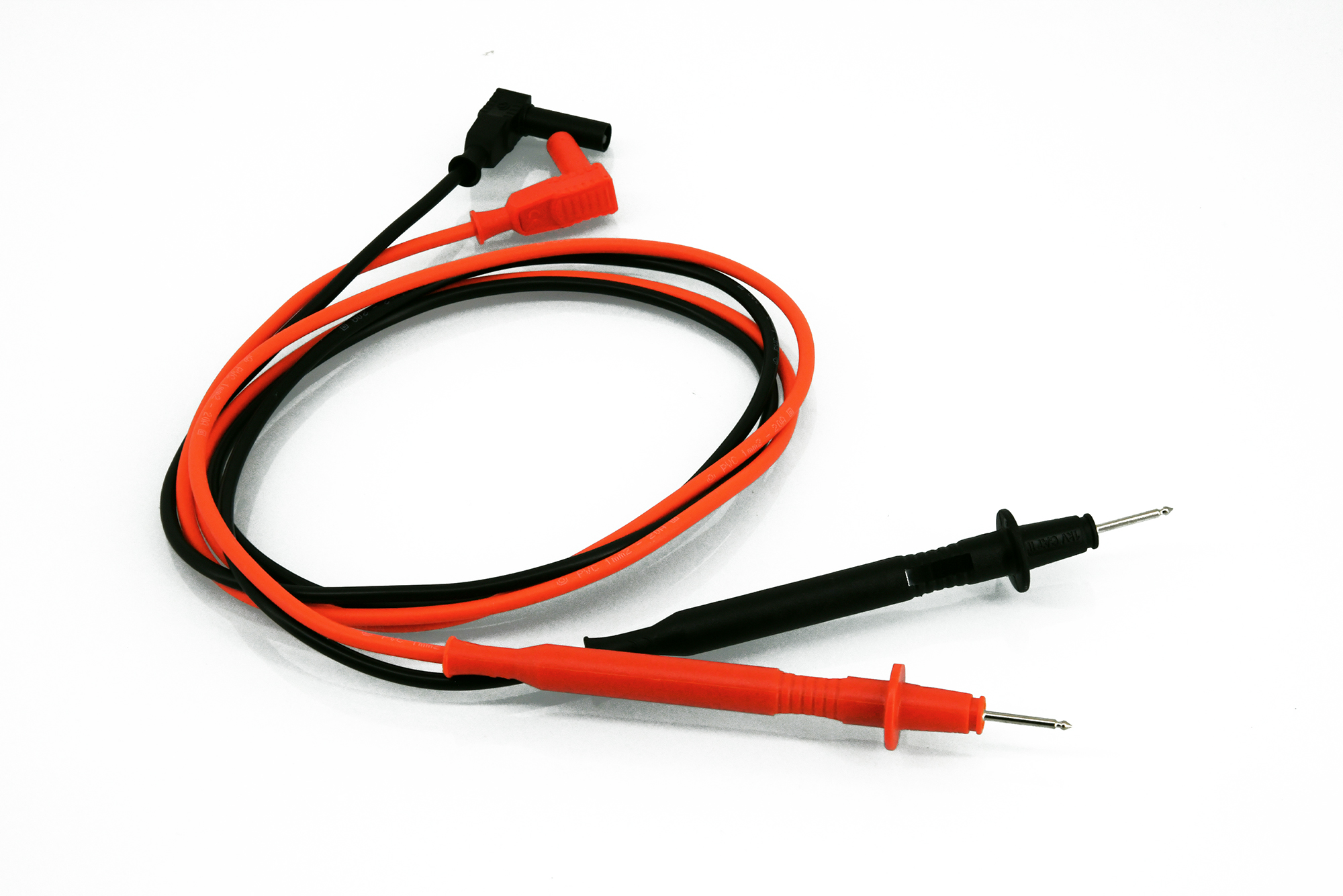 KIT4000A: COPPIA PUNTALI CON PUNTA 2MM COMPATIBILI CON MULTIMETRI E PINZE AMPEROMETRICHE